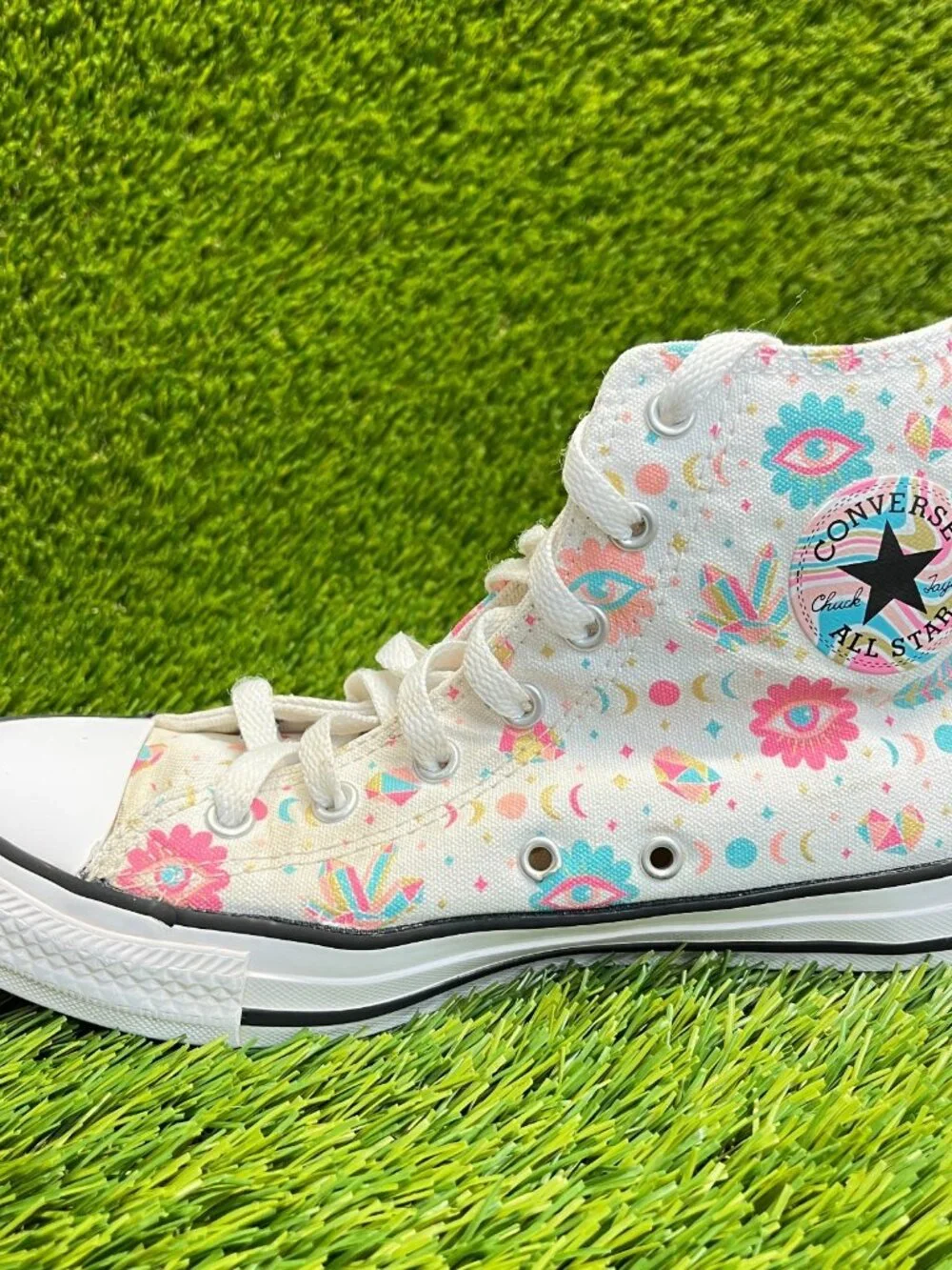Converse Chuck Taylor All Star Mystic Boys Size 6Y White Athletic Shoes Sneakers